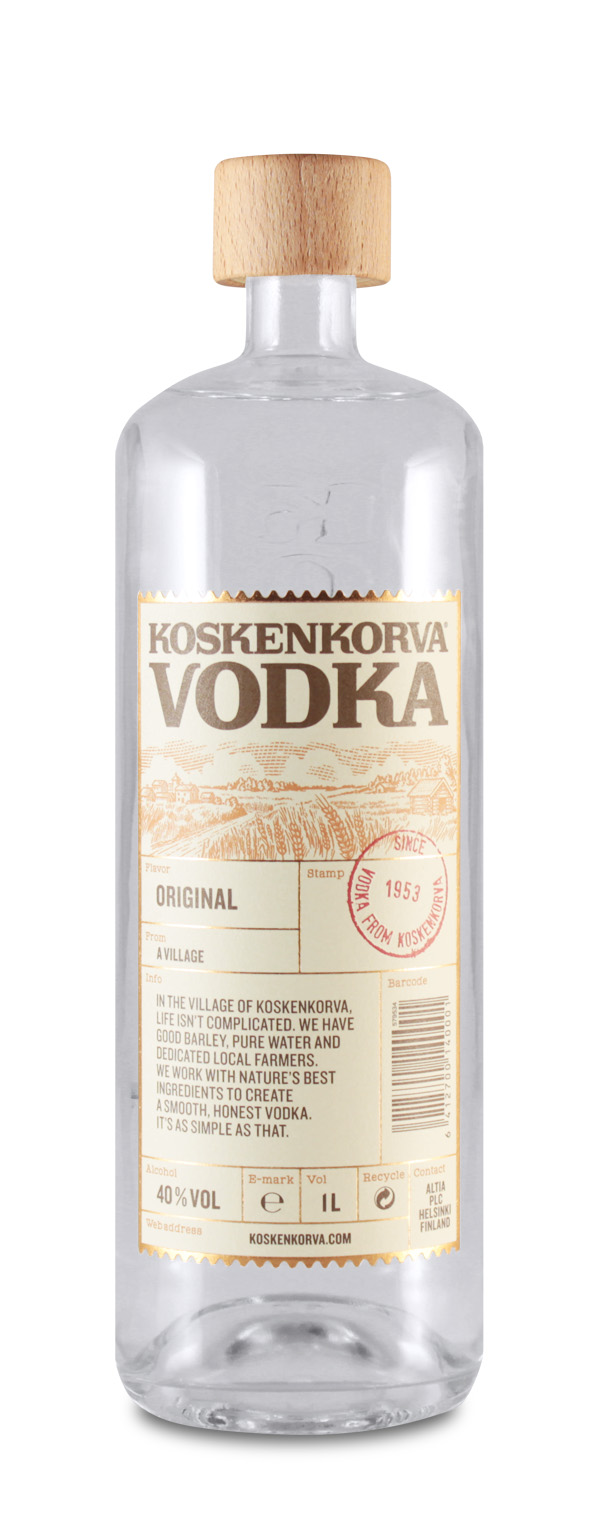 Koskenkorva Vodka 1,0L (40% Vol.)