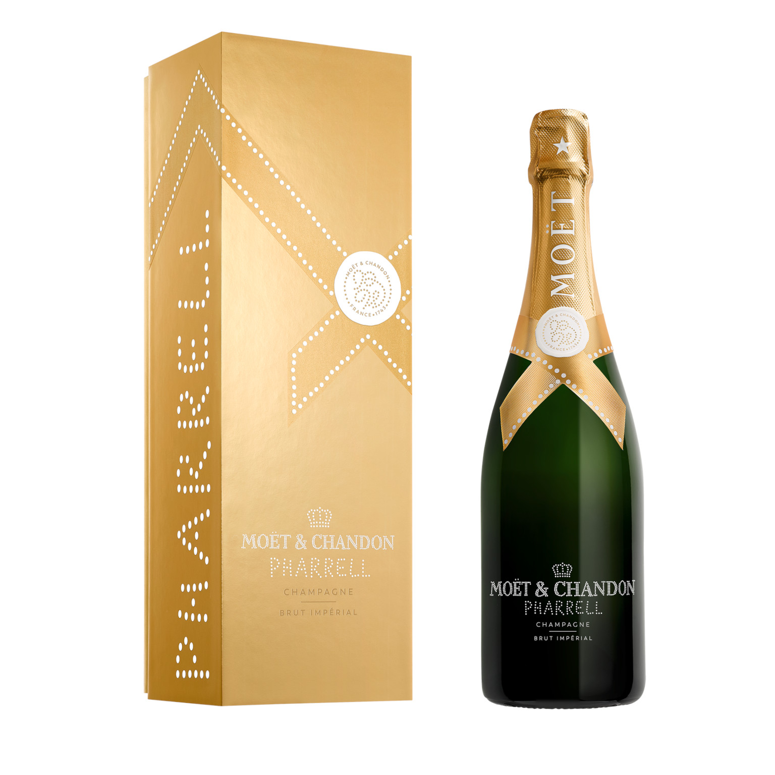 Moët & Chandon x Pharrell Williams Limited Edition Brut Impérial Gold 0,75L (12,5% Vol.)