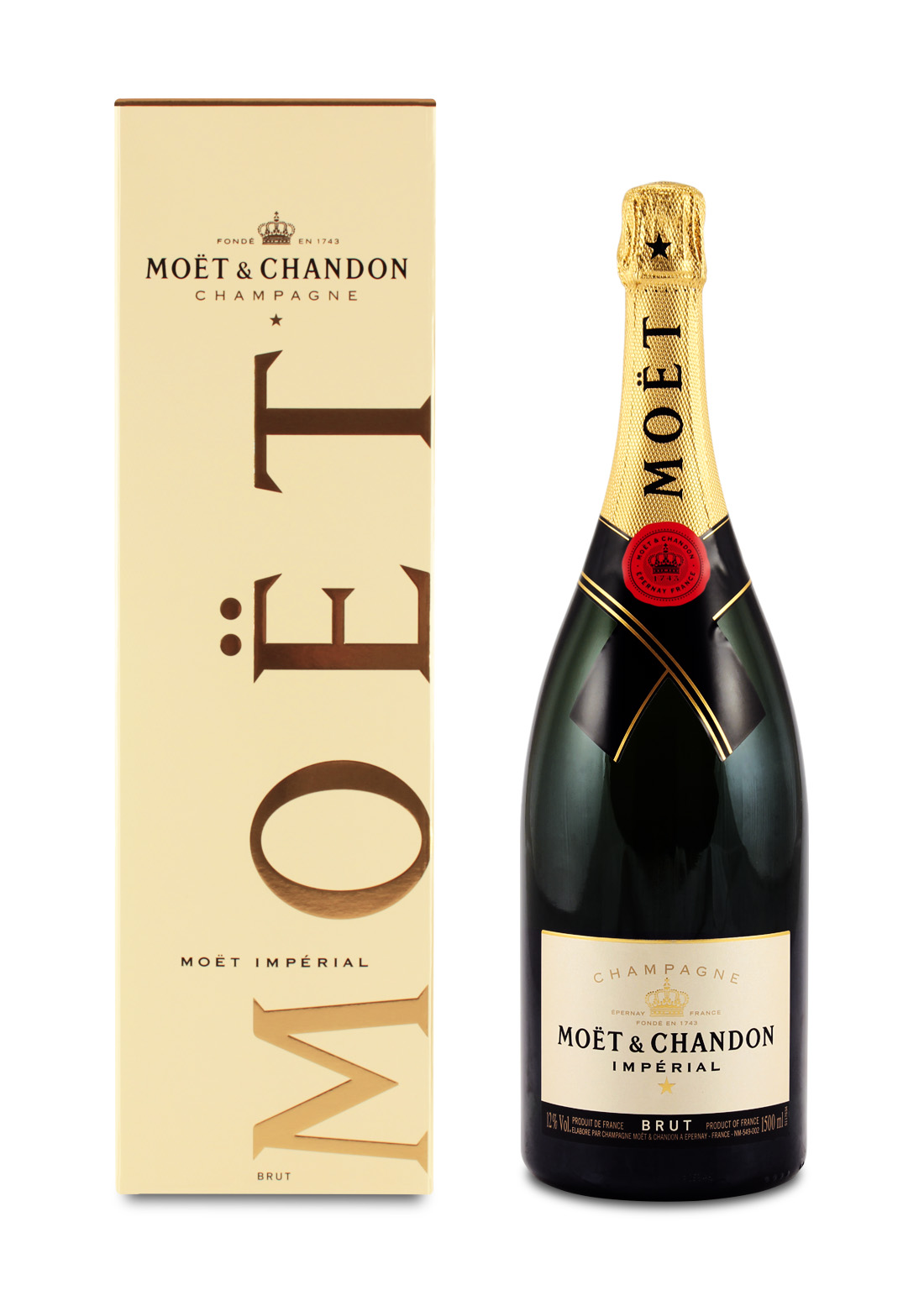 Moët & Chandon Brut Impérial Magnum 1,5L (12% Vol.) mit GP