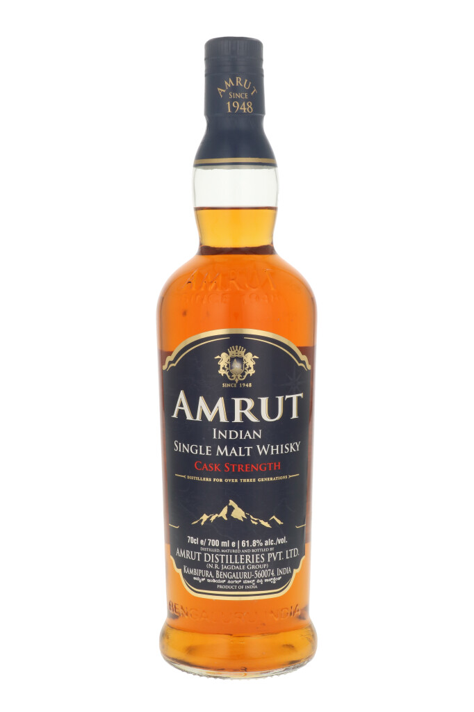 Amrut Cask Strength avec coffret 0,7L (61,8% Vol.)