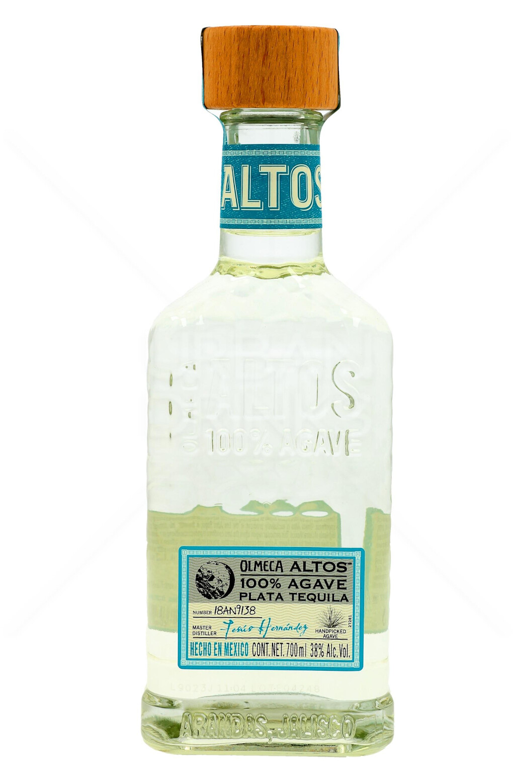 Olmeca Altos Plata Tequila 0,7L (38% Vol.)