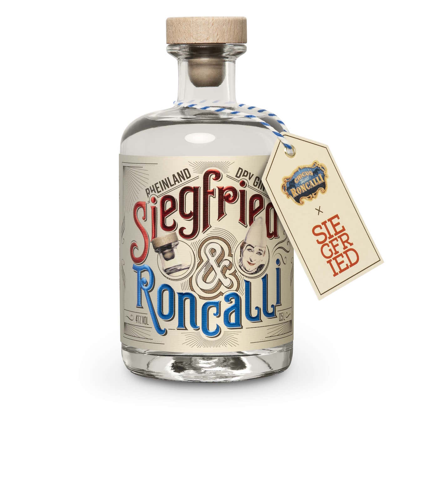 Siegfried Rheinland Dry Gin "Roncalli" Design Edition 0.5L (41% Vol.)