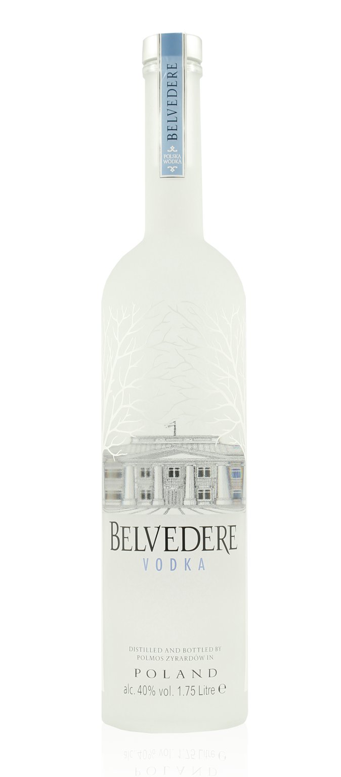 Belvedere Vodka 1,75L (40% Vol.) + Eclairage LED