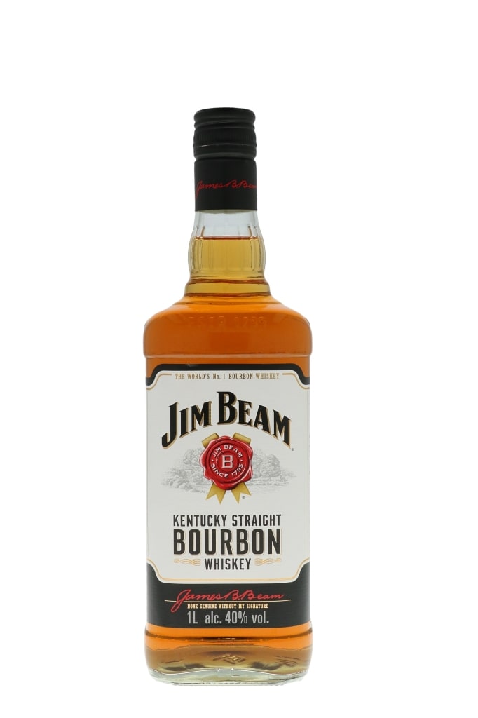 Jim Beam Kentucky Straight Bourbon Whiskey 1,0L (40% Vol.)
